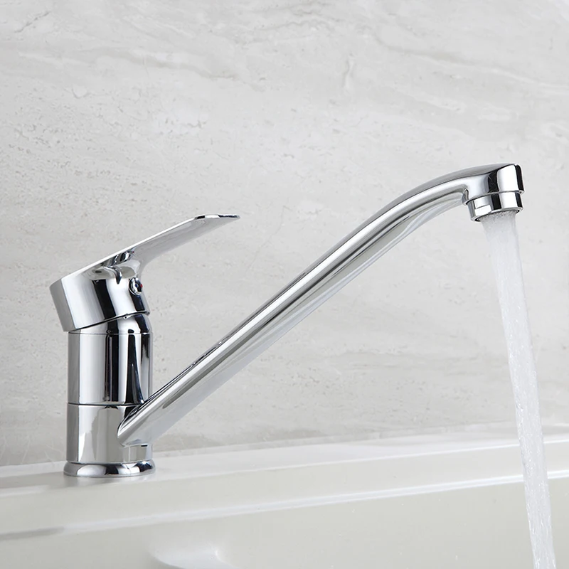 360 Degree Rotating Kitchen Faucet Sink water Faucet Chrome Brass Mixer