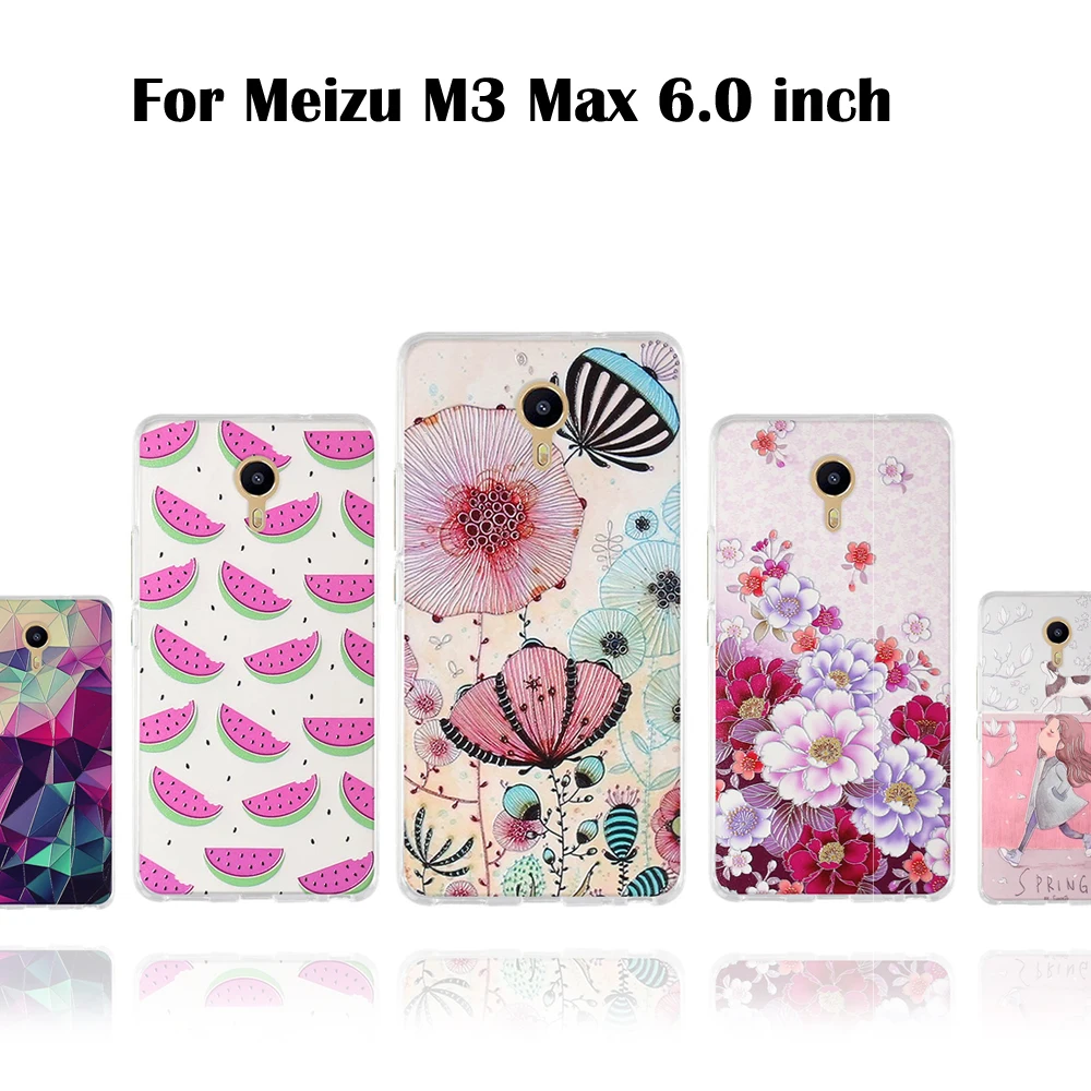 Чехол для Meizu M3 Max Meiblue 3 тонкий мягкий чехол из ТПУ 6 0 дюйма защитный с объемным