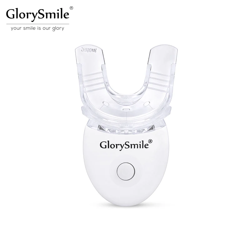 GlorySmile Dental Blue Cold Mini LED 5 Lights Teeth Whitening Gel Oral Kit Bleaching System for