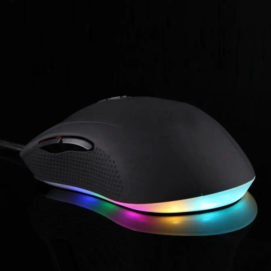 5000 dpi RGB подсветка USB Проводная игровая оптическая мышь Регулируемая dpi для геймеров на ПК в продаже