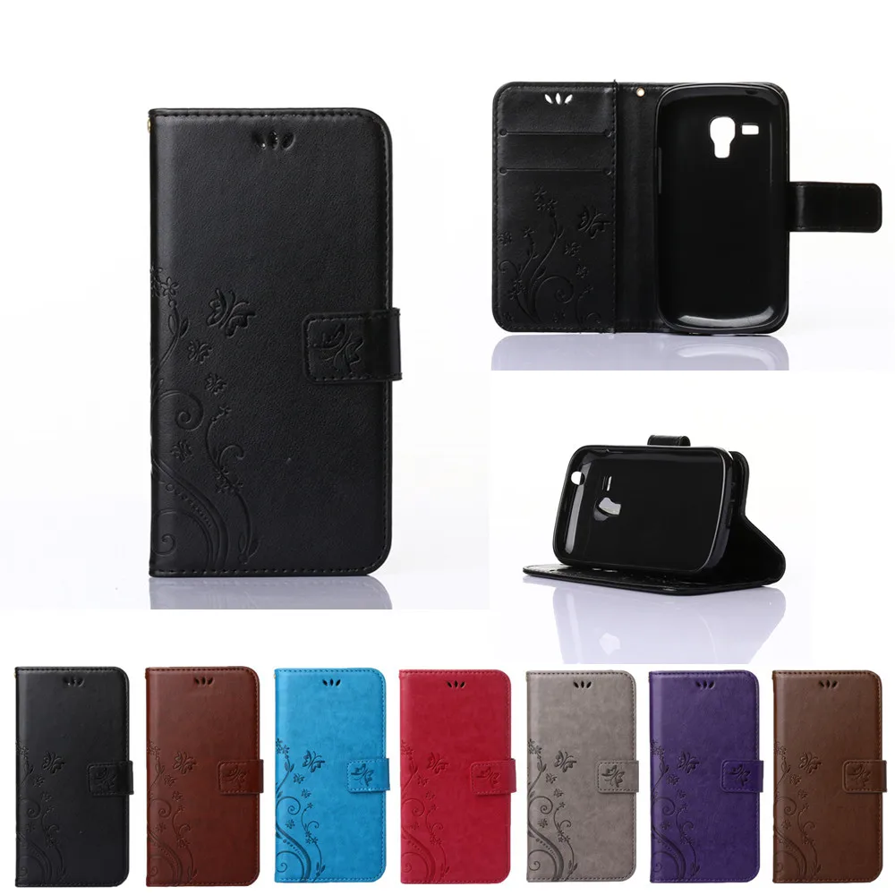 

Case for Samsung Galaxy S Duos 2 S7582 S 7582 GT-S7582 Flip Case Phone Leather Cover for Galaxy Trend Plus S7580 S 7580 GT-S7580
