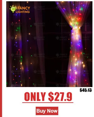 5M 50 led 110V/220V waterproof led string light colorful led curtain christmas light for indoor outdoor wedding party decoration