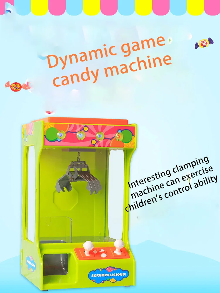 Usb зарядка коготь машина Candy Grabber кукла аркадная игра ловушка игрушка Клип коготь кран торговый автомат НЛО ловушка