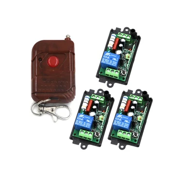 

1CH Wireless Remote Control Switch AC 110V 220V Remote Switch System 315Mhz / 433 Mhz Transmitter & Receivers SKU: 5198