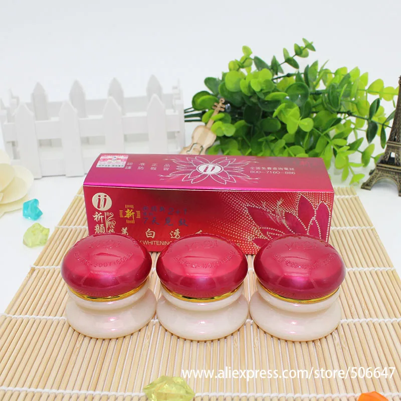 

YiQi Beauty Whitening 2+1 Effective In 7 Days 10 boxes red cover ABC Cream BAI LI TOU HONG Free Shipping