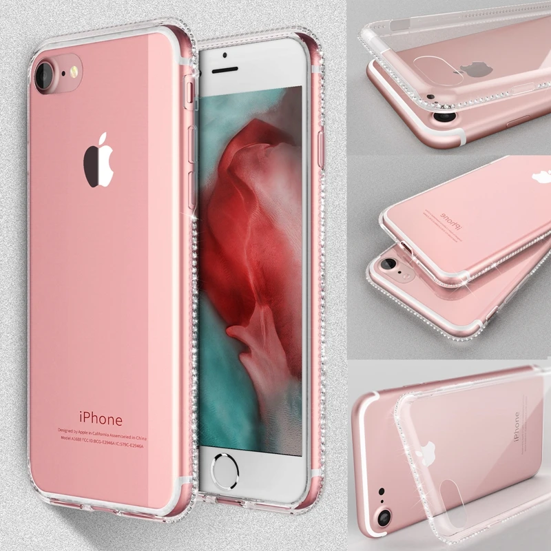 Roybens for iPhone 7 Plus Case Luxury Bling Diamond