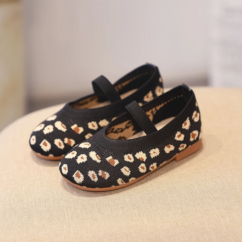 

Children Shoes Fashion Dot Autumn Soft Bottom Girls Princess Single Shoes breathable Kids Shoes for Girls Baby Sneakers