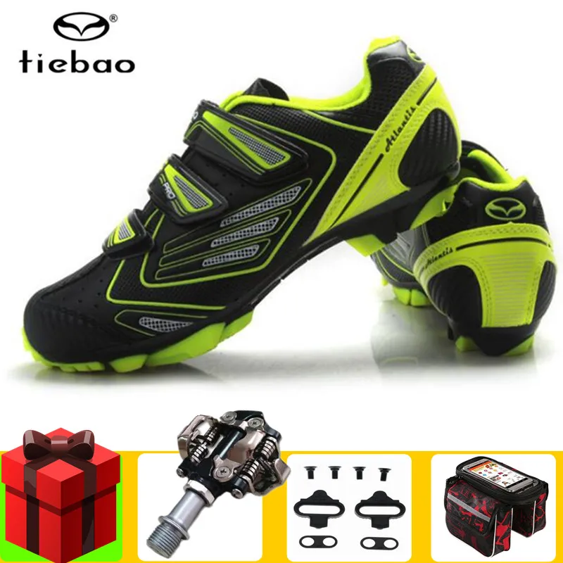 

Tiebao Cycling shoes sapatilha ciclismo mtb SPD pedal set bicicleta men sneakers women self-locking bicycle mountain bike shoes