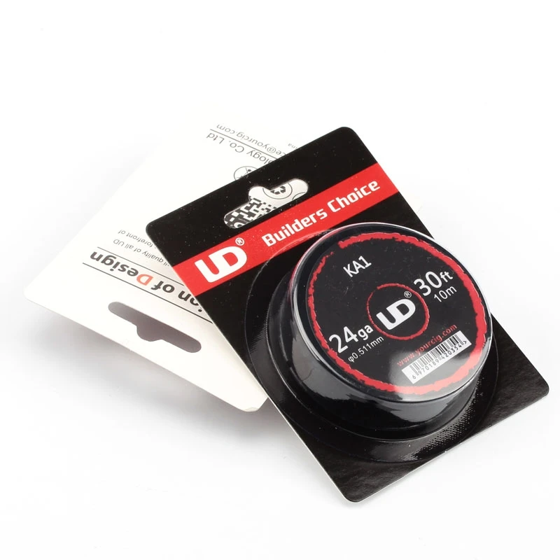 

UD 30ft/15ft 26ga 28ga 30ga 32ga 34ga 36ga Heating Wire Coil Heads Clapton Wire A1 24-36ga For RDA E Cigarette Vaporizer Tank