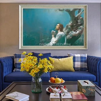 

Jesus Christ Jesus Canvas Posters and Prints Wall Art Pictures for living room Home Decor cuadros decoracion Oil painting 126