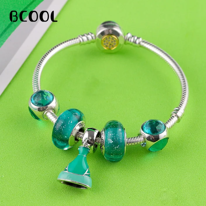

DIY Jewelry Female Charm Fashion Silver 925 Original Bracelet, Suitable for Female Crystal Jewelry Bracelet Jewelry Gift