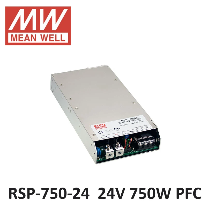 Meanwell RSP-750-24 PFC laboratory power supply 24V 31.3A 750W Switching Power Supply Driver for LED Strip AC 90-264V to DC |