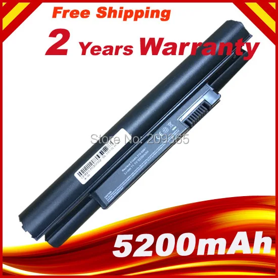 Аккумулятор 5200 мАч для Dell Inspiron Mini 10 10v 1010 1010n 1010v 1011 1011n 1011v H766N H768N J590M J658N K781 K916P