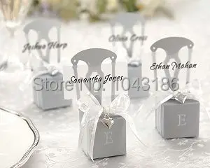 

Free shipping wedding candy box + candy packing 400pcs/lot "Love Nest" Bird House Favor Box just silver color