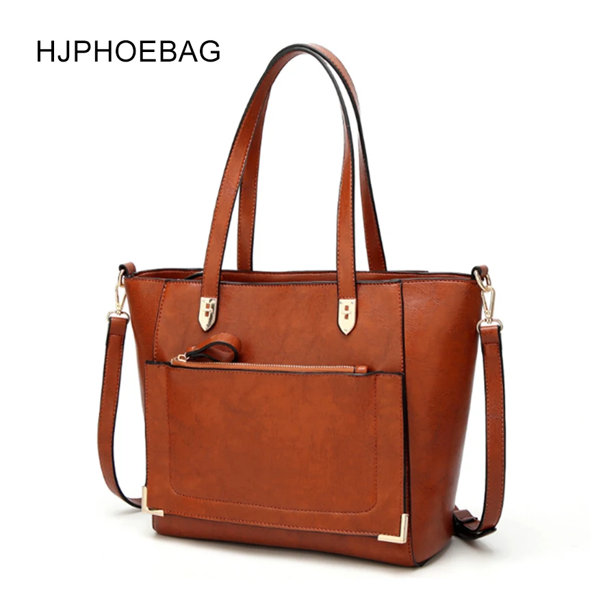 

HJPHOEBAG Fashion shoulder bag Messenger bag ladies multi-function high quality bucket handbag ladies shopping bag YC008