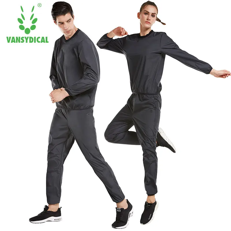 Vansydical Running Suits Fitness Lose Weight Sweat Suit Women Men
