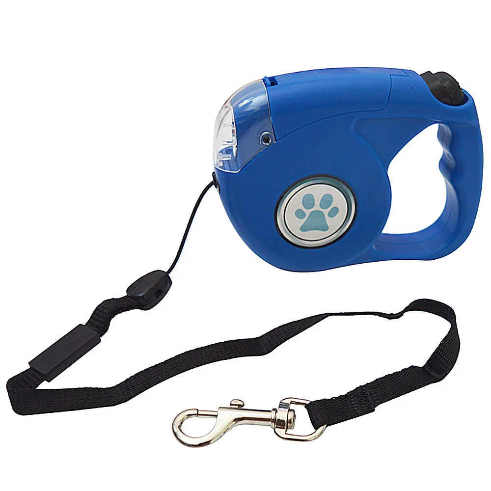 5m Automatic Retractable Dog Leash With LED Nylon Extending Puppy