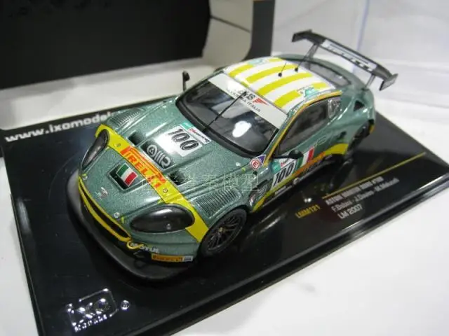 

I XO 1:43 ASTON MARTIN DBR 9 100# alloy model Car Diecast Metal Toys Birthday Gift For Kids Boy