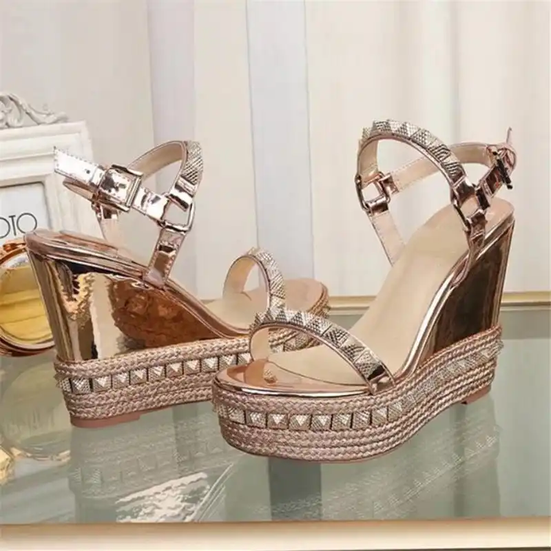 rose gold designer heels