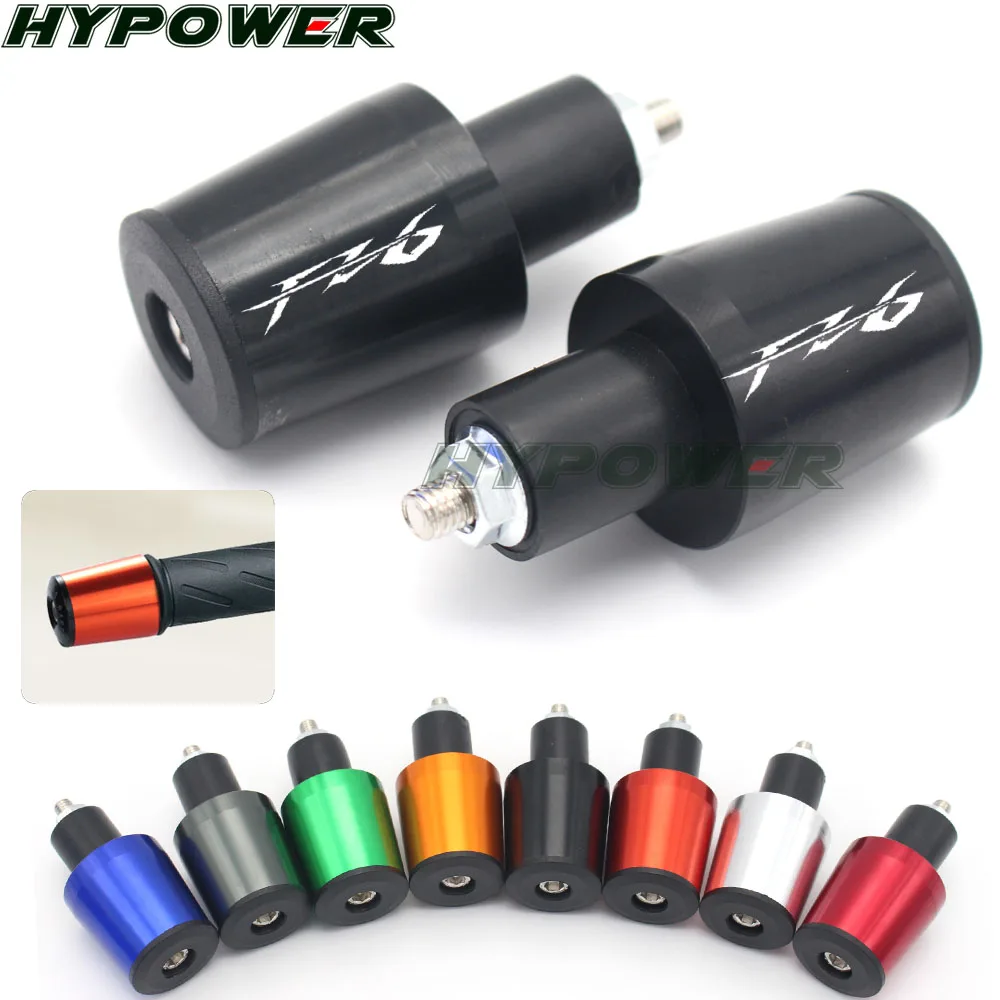 

Motorcycle Accessories CNC 7/8'' 22MM Handlebar Grips Handle Bar Cap End Plugs For YAMAHA FZ6 FAZER 2004-20010 05 06 07 08 09