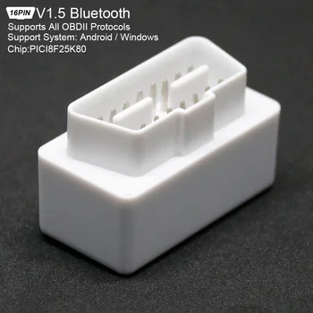 

ELM327 V1.5 PICI8F25K80 Super Mini Bluetooth Scanner Wireless Interface Auto Interface Code Readers Diagnostic Tool 2B