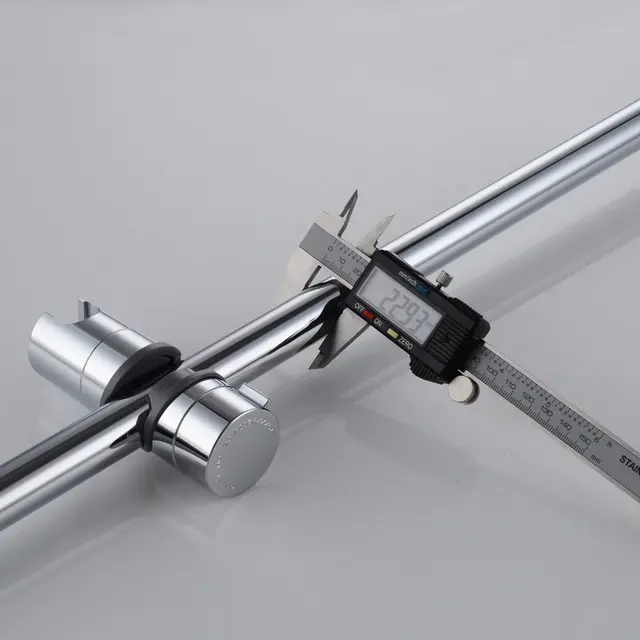 ABS Chrome Handheld Shower Holder Bracket Adjustable Rail Bracket Shower Mounting Brackets for bathroom 18-25MM Tube