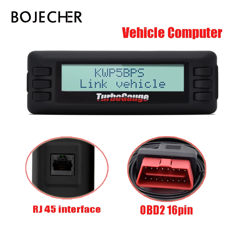 

OBD II TurboGauge IV Auto car Trip Computer Scan Tool Digital Gauge 4 in 1 Vehicle Computer