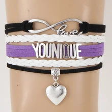10 шт./партия) Бесконечная любовь YOUNIQUE браслет ручной работы и браслеты Сон Сердце Шарм обёрточная веревка браслеты ювелирные изделия для мужчин и женщин