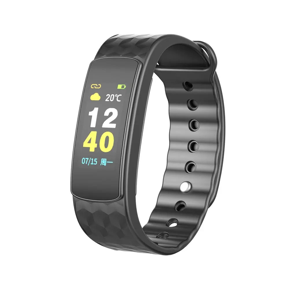 

I6HRC Fashion Color Screen Smart Watch Heart Rate Monitor Fitness Activity Tracker Sports Waterproof Smartband