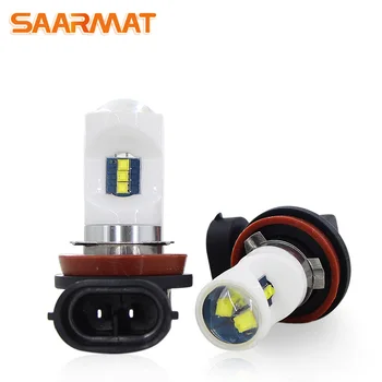 

LED CANBUS No error H8 H11 Car For Peugeot 207 407 407SW 04+ / 3008 2011-2013 AUTO with XBD chips Fog lamp No Hyper Flash
