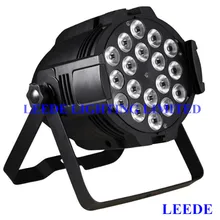 6 шт./лот китайское оборудование для диджея led par ОСВЕЩЕНИЕ 18X15 Вт RGBAW 5 в 1 светодиодный Par64 DMX сценический осветительный