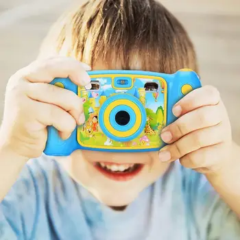 

SJ08 Mini Digital Kids Camera 2 inch Cartoon Cute Camera Children Birthday Gift Toddler Toys camera