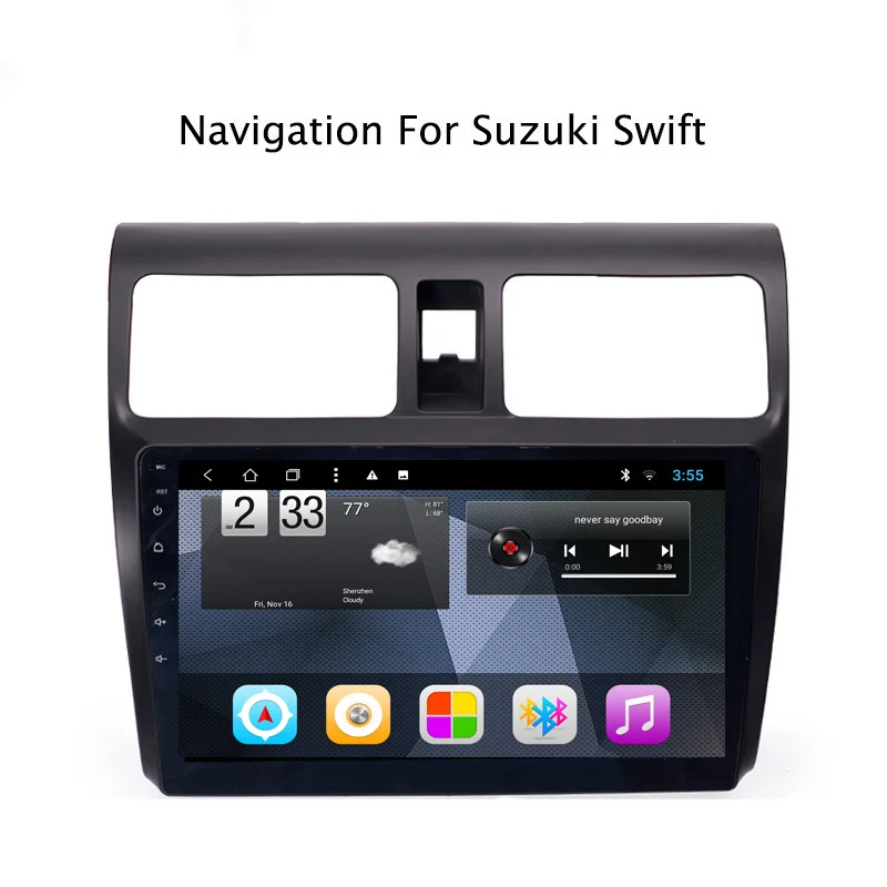 Navitopia четырехядерный Android 8 1 автомобильный DVD gps для Suzuki Swift 2004-2010 радио стерео с
