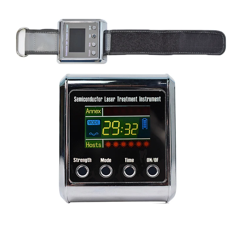 

Digital Laser Physiotherapy Device LLLT for Rhinitis Diabetes Cholesterol Hypertension Cerebral Thrombosis Treatment 650nm Diode