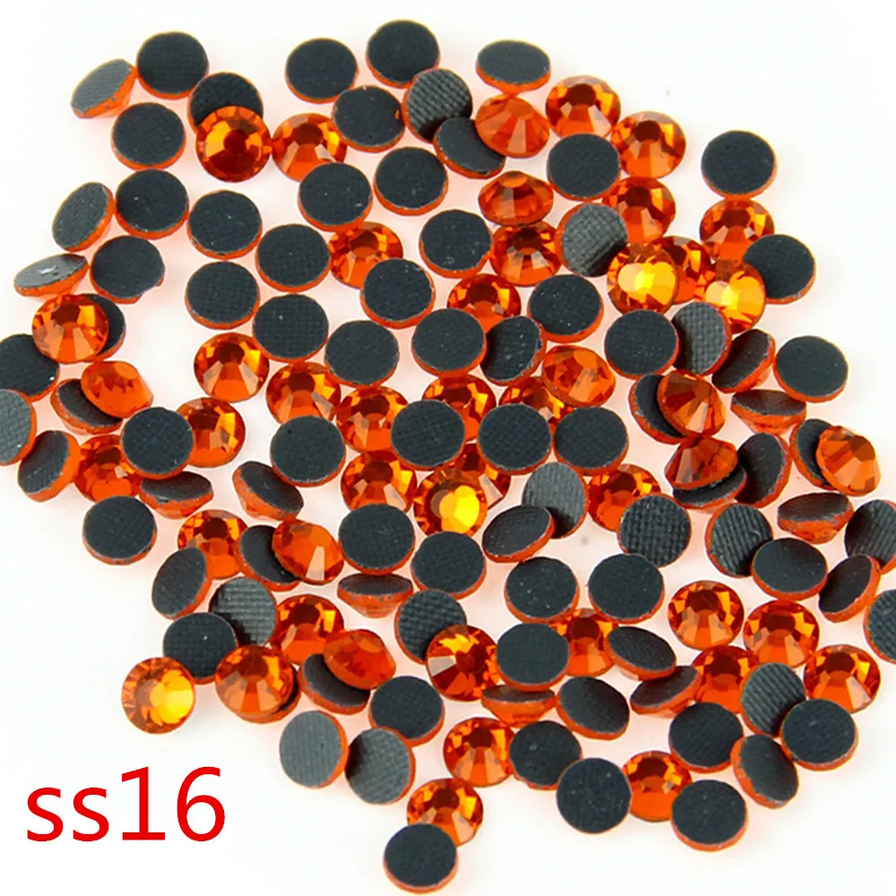 

Hyacinth DMC Hot Fix Stones SS16 DIY Garment Hot Fix Gliters Crystals Stones 200Gross/Bag Wholesale Big Pack