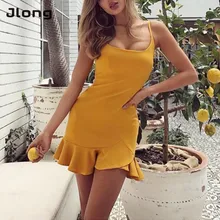 

2018 Sexy Spaghetti Strap Pleated Dresses Women Wrap Chest Backless Summer Spring Dress Square neck Sleeveless Vestido