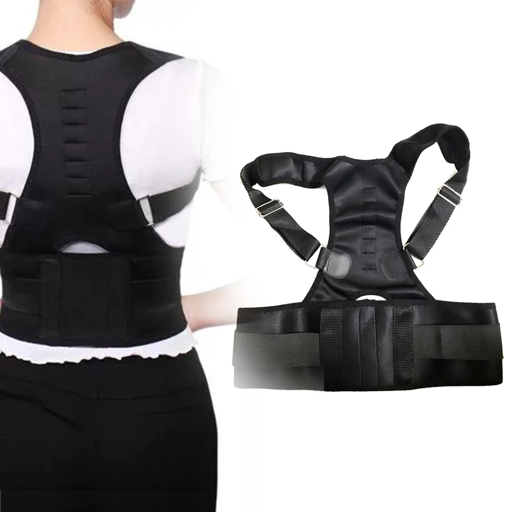 

Back Slouch Posture Corrector Support Shoulder Slouching Corrective Belt Spine Clavicle Posture Correction Adjustable Braces