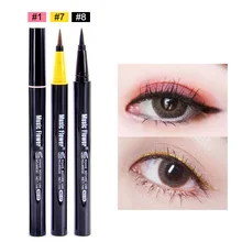 Блёстки высокого качества Жидкая подводка для глаз водостойкая долговечная женская косметика мерцающий карандаш для глаз Косметика