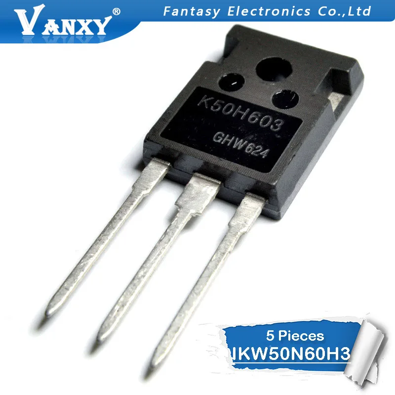 

5PCS IKW50N60H3 TO247 K50H603 TO-247 IKW50N60 TO-3P