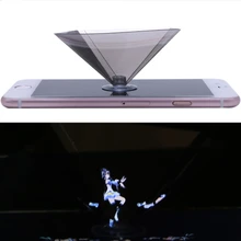 3D Holographic Projector Pyramid Display With Sucker For 3.5-6Inch Smartphone-M35