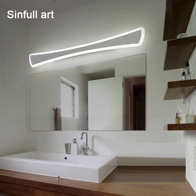 Moderno cuarto de baño espejo luz acrílico 18 W L52CM led lámpara de ... Moderno cuarto de baño espejo luz acrílico 18 W L52CM led lámpara de ...