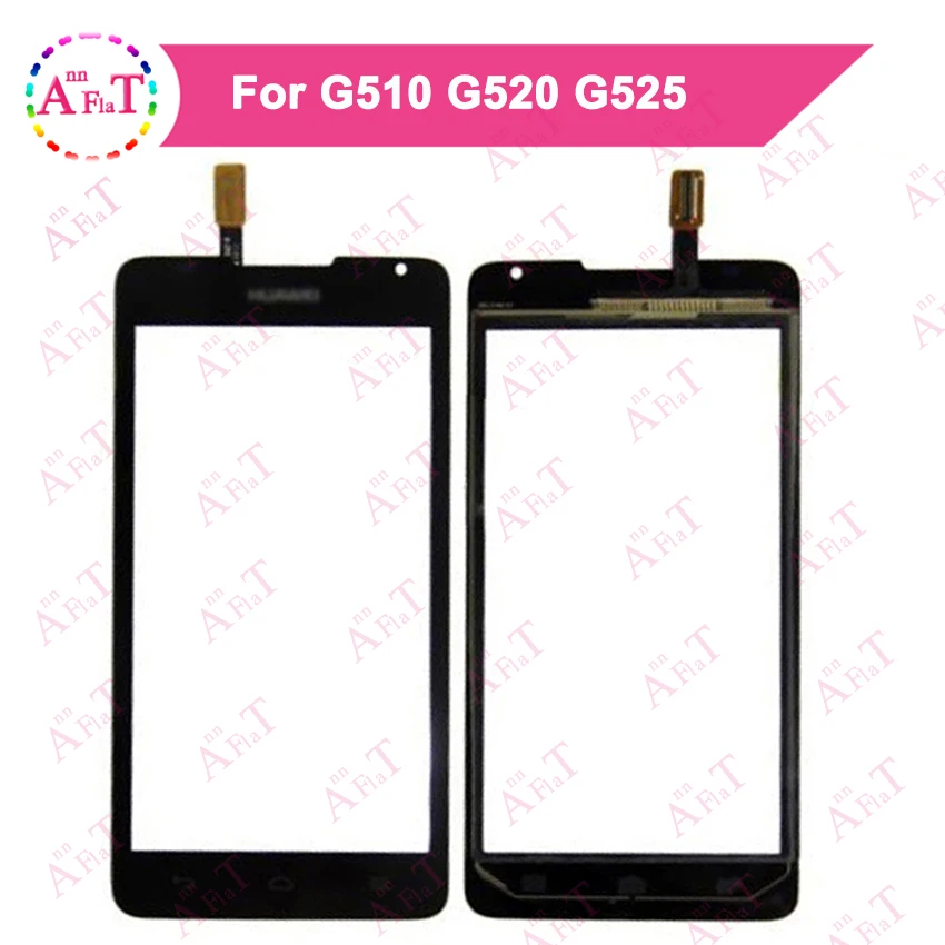 

10pcs/lot Touch Panel For Huawei Ascend G510 G520 G525 U8951 T8951 Touch Screen Digitizer Sensor Outer Glass Lens Panel