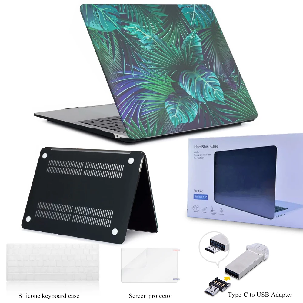 Hard Case Cover Screen Proctector For MacBook Pro 13.3/" 15.4/" Keyboard Skin