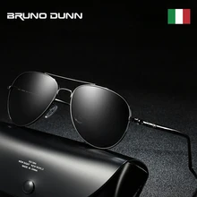 Bruno Dunn Для мужчин Винтаж Алюминий HD поляризованных солнцезащитных очков Классический бренд солнцезащитные очки покрытие линз вождения Оттенки для Для мужчин/Для женщин
