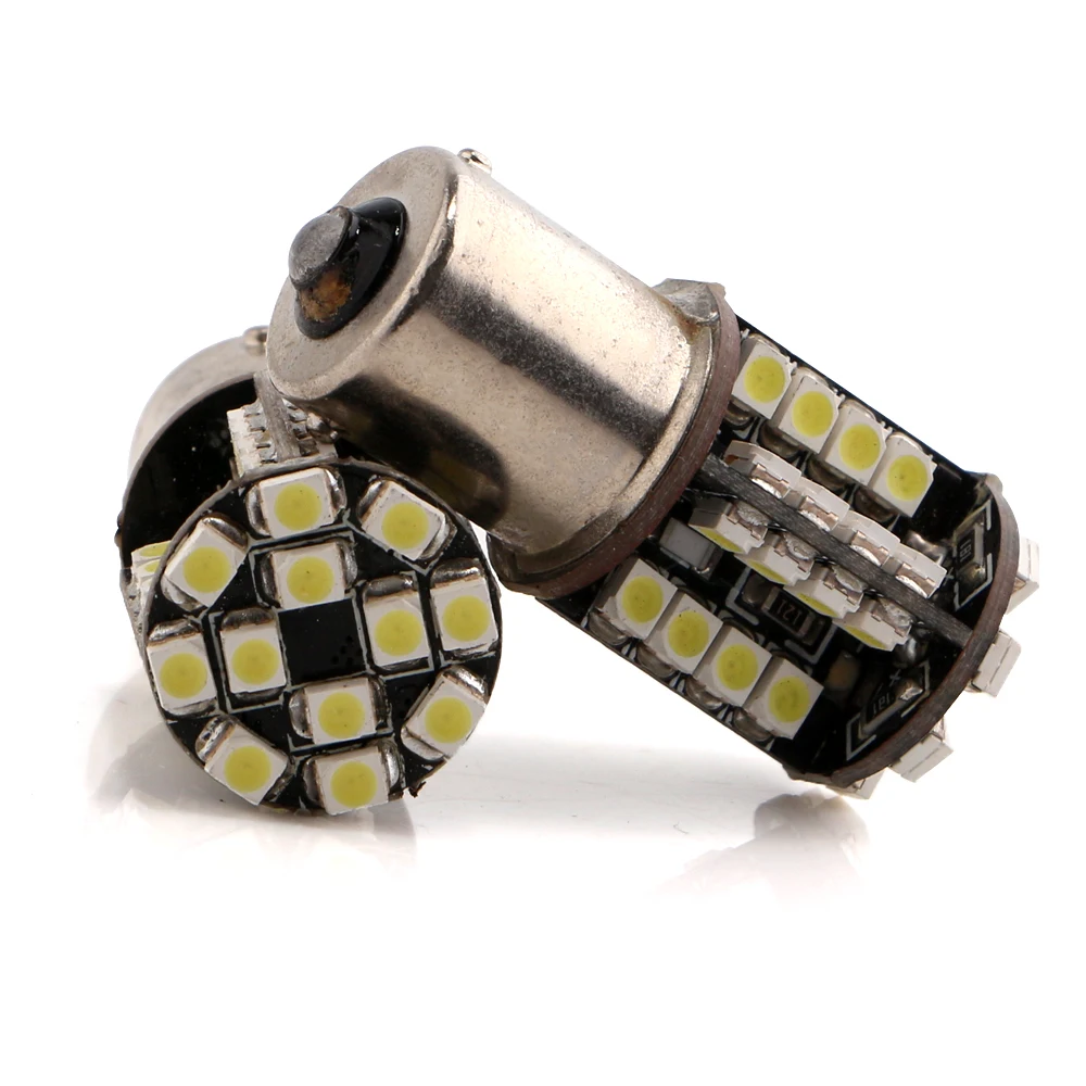 30 шт./лот 1210 3528 44 SMD LED 1156 BA15S 1157 BAY15D Canbus без ошибок декодер лампы задние дневные