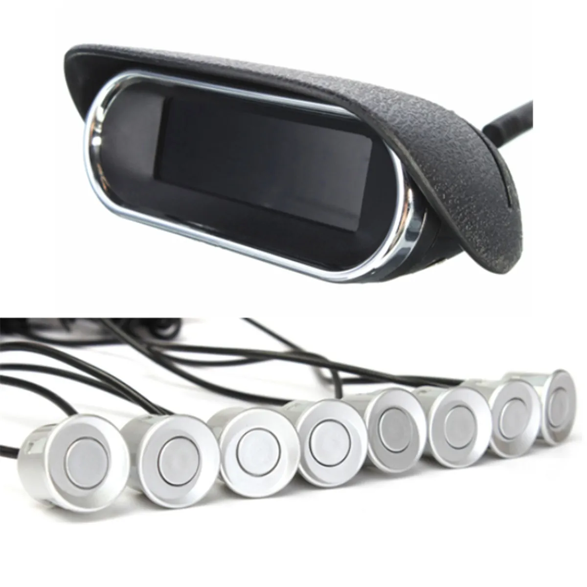 Car Parking Sensors Car Parking Reverse Backup Radar With 8 Sensors Display Screen Automobile Detector Parktronic for BMW Car Parking Sensors Car Parking Reverse Backup Radar With 8 Sensors Display Screen Automobile Detector Parktronic for BMW