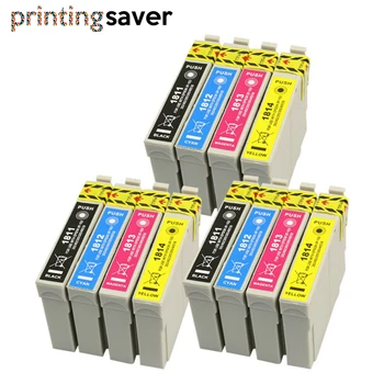 

12Pcs Cartridges for Compatible EPSON 18XL T1811 T1816 XP312 XP205 XP225 XP212 XP215 XP302 XP412 XP402 XP415 printer