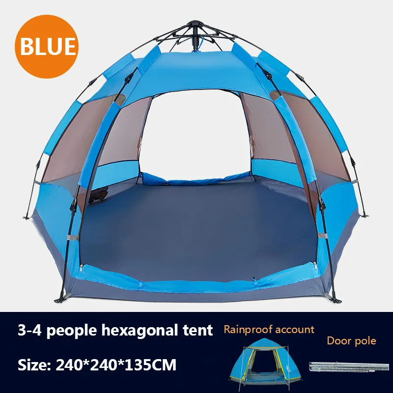 New Best Sell Hewolf Quick Automatic Open Tent 38 Person Double Layer