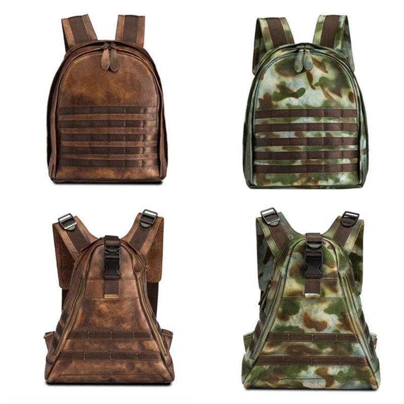 

PUBG Three-Level Package Jedi Survival Big Escape Tactical Shoulder Bag Multi-Color Variety Of Outdoor Travel Leather Backpack