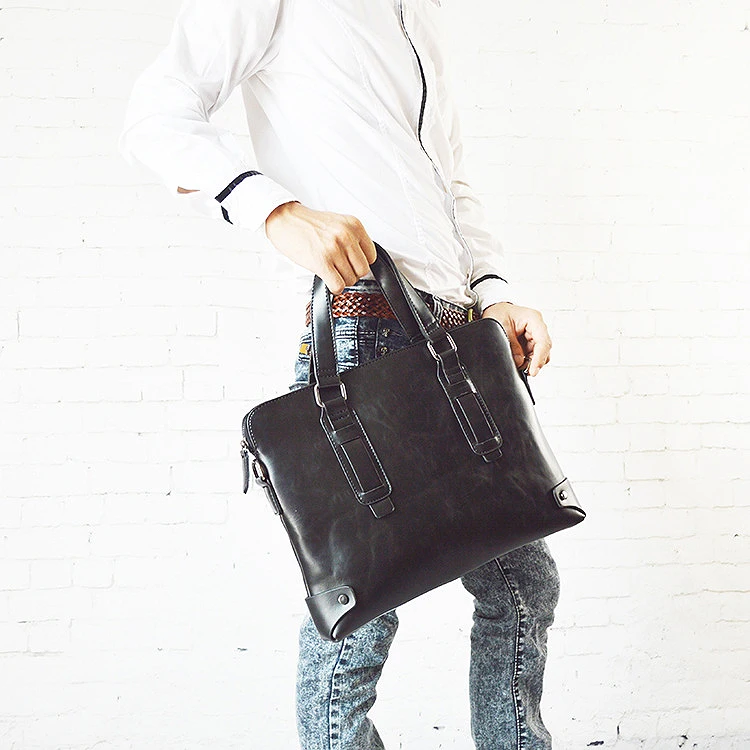 Мужские сумки, мужские кожаные деловые портфели, сумка для ноутбука, мужские сумки-мессенджеры, черные